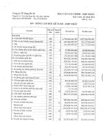 Báo cáo tài chính hợp nhất quý 2 năm 2014 - Công ty Cổ phần Sông Đà 10