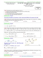 đề thi thử thpt quốc gia có đáp án chuyên võ nguyên giáp