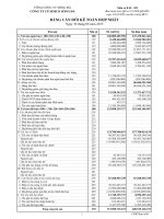 Báo cáo tài chính hợp nhất quý 2 năm 2013 - Công ty Cổ phần Simco Sông Đà