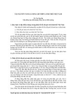 Tiềm năng về năng lượng gió trên đất nước việt nam