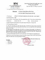 Báo cáo tài chính quý 3 năm 2014 - Công ty Cổ phần Khoáng sản Sài Gòn - Quy Nhơn