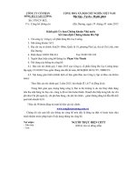 Báo cáo tài chính quý 3 năm 2015 - Công ty Cổ phần Sông Đà Cao Cường