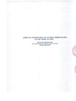 Báo cáo tài chính hợp nhất năm 2015 (đã kiểm toán) - Công ty Cổ phần Đầu tư và Phát triển Sacom