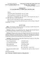 Nghị quyết đại hội cổ đông ngày 11-11-2010 - Công ty Cổ phần Sông Đà 9.06