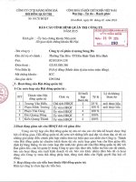 Báo cáo tình hình quản trị công ty - Công ty Cổ phần Xi măng Sông Đà