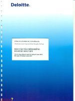 Báo cáo tài chính công ty mẹ quý 2 năm 2015 (đã soát xét) - Công ty Cổ phần Tư vấn Sông Đà