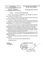 Báo cáo tài chính hợp nhất quý 1 năm 2012 - Tổng Công ty cổ phần Xây lắp Dầu khí Việt Nam