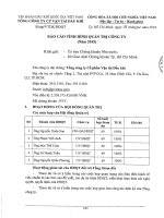 Báo cáo tình hình quản trị công ty - Tổng công ty Cổ phần Vận tải Dầu khí