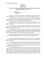 Bài dự thi “Tìm hiểu Hiến pháp nước CHXHCNVN”