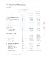 Báo cáo tài chính quý 3 năm 2012 - Công ty cổ phần Chứng khoán Hoàng Gia