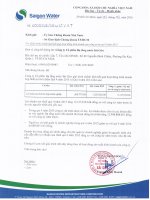 Báo cáo tài chính công ty mẹ quý 4 năm 2015 - Công ty cổ phần Hạ tầng nước Sài Gòn