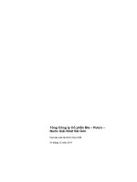 Báo cáo tài chính hợp nhất năm 2011 (đã kiểm toán) - Tổng CTCP Bia - Rượu - Nước giải khát Sài Gòn