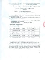 Báo cáo tình hình quản trị công ty - Công ty cổ phần Đầu tư Xây dựng Thương mại Dầu khí-IDICO