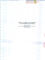 Báo cáo tài chính năm 2014 (đã kiểm toán) - Công ty cổ phần Vật liệu Điện và Viễn thông Sam Cường