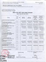 Báo cáo tài chính công ty mẹ quý 3 năm 2015 - Công ty cổ phần Sách Giáo dục tại T.P Hồ Chí Minh