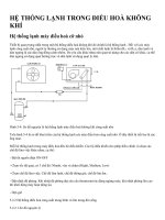 HỆ THỐNG LẠNH TRONG điều HOÀ KHÔNG KHÍ