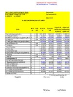 Báo cáo tài chính hợp nhất quý 1 năm 2011 - Công ty Cổ phần Sách và Thiết bị trường học Tp. Hồ Chí Minh