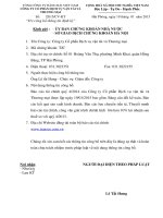 Báo cáo tài chính quý 4 năm 2014 - Công ty cổ phần Dịch vụ Vận tải và Thương mại