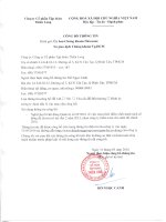 Nghị quyết Hội đồng Quản trị - Công ty Cổ phần Tập đoàn Thiên Long