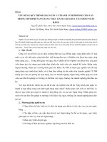 XÂY DỰNG QUY TRÌNH GIẢI NGÂN VÀ THANH LÝ HỢP ĐỒNG CHO VAY TRONG MÔ HÌNH NGÂN HÀNG THỰC HÀNH TẠI KHOA TÀI CHÍNH-NGÂN HÀNG