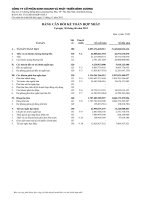 Báo cáo tài chính hợp nhất quý 2 năm 2013 - Công ty Cổ phần Kinh doanh và Phát triển Bình Dương