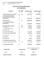 Báo cáo KQKD quý 3 năm 2010 - Công ty Cổ phần Dịch vụ Vận tải Sài Gòn