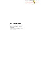 Báo cáo tài chính năm 2013 (đã kiểm toán) - Công ty cổ phần Dịch vụ Vận tải và Thương mại