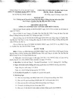 Nghị quyết Hội đồng Quản trị - Công ty Cổ phần Xây lắp Dầu khí Miền Trung