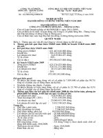 Nghị quyết đại hội cổ đông ngày 12-04-2009 - Công ty cổ phần Sông Đà - Thăng Long