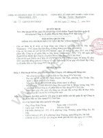 Nghị quyết Hội đồng Quản trị ngày 08-03-2011 - Công ty Cổ phần Đầu tư Xây dựng Vinaconex - PVC