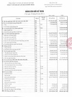 Báo cáo tài chính quý 2 năm 2011 - Công ty Cổ phần Xây lắp Dầu khí Miền Trung