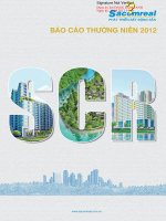Báo cáo thường niên năm 2012 - Công ty Cổ phần Địa ốc Sài Gòn Thương Tín