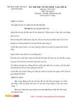 de thi thu vao lop 10 chuyen mon ngu van truong thpt chuyen nguyen hue