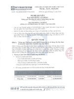 Nghị quyết đại hội cổ đông ngày 10-7-2010 - Công ty Cổ phần Bảo vệ Thực vật Sài Gòn