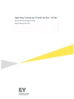 Báo cáo tài chính công ty mẹ quý 2 năm 2014 (đã soát xét) - Ngân hàng Thương mại cổ phần Sài Gòn - Hà Nội