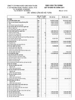 Báo cáo tài chính quý 3 năm 2011 - Công ty Cổ phần In Sách giáo khoa tại Tp.Hồ Chí Minh