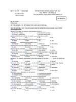 tong hop de thi mon tieng anh