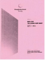 Báo cáo tài chính hợp nhất quý 2 năm 2011 - Công ty Cổ phần Tập đoàn Đầu tư Thăng Long