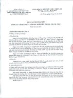 Báo cáo thường niên năm 2011 - Công ty Cổ phần Xây lắp Dầu khí Miền Trung