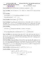 đề thi thử thpt quốc gia môn toán DE340 THPT trương vĩnh ký, bến tre 