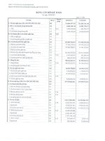 Báo cáo tài chính 9 tháng đầu năm 2011 - Công ty cổ phần Xây lắp Dầu khí Hà Nội