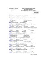 de thi tieng anh cho dai hoc cao dang