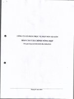 Báo cáo tài chính quý 2 năm 2015 - Công ty cổ phần Phục vụ Mặt đất Sài Gòn