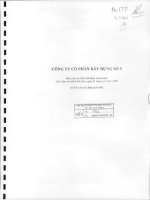Báo cáo tài chính công ty mẹ năm 2009 (đã kiểm toán) - Công ty Cổ phần Xây dựng số 5