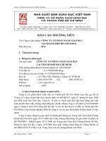 Báo cáo thường niên năm 2012 - Công ty cổ phần Sách Giáo dục tại T.P Hồ Chí Minh