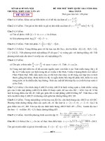 đề thi thử thpt quốc gia môn toán DE329 THPT chu văn an, hà nội 