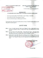 Nghị quyết Hội đồng Quản trị ngày 6-5-2011 - Công ty Cổ phần Tập đoàn Thiên Long