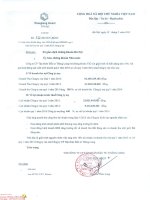 Báo cáo tài chính công ty mẹ quý 1 năm 2015 - Công ty Cổ phần Tập đoàn Đầu tư Thăng Long