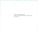 Báo cáo tài chính hợp nhất quý 3 năm 2015 - Công ty Cổ phần Tập đoàn Đầu tư Thăng Long