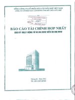 Báo cáo tài chính quý 2 năm 2012 - Công ty Cổ phần Xây lắp Đường ống Bể chứa Dầu khí